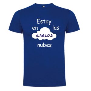 camiseta-azul-marino-estoy-en-las-nubes