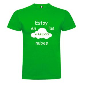 camiseta-verde-estoy-en-las-nubes